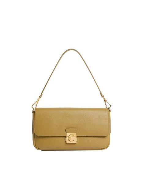 BORSA A SPALLA C-ME LOCK E1U4K120101 DONNA MARRONE
